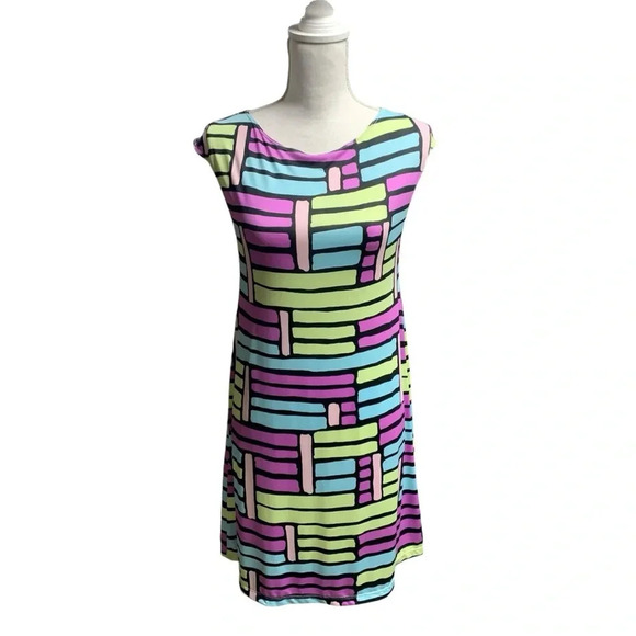 Csilla Sowogyi Dresses & Skirts - Csilla Sowogyi size small purple abstract dress very lightweight no sleeves